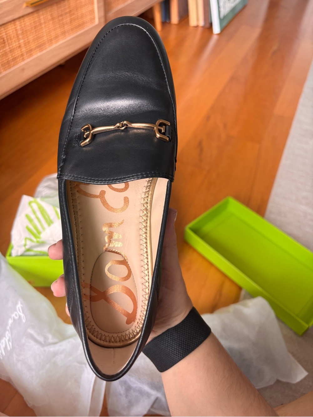 Sam Edelman Black Loafers